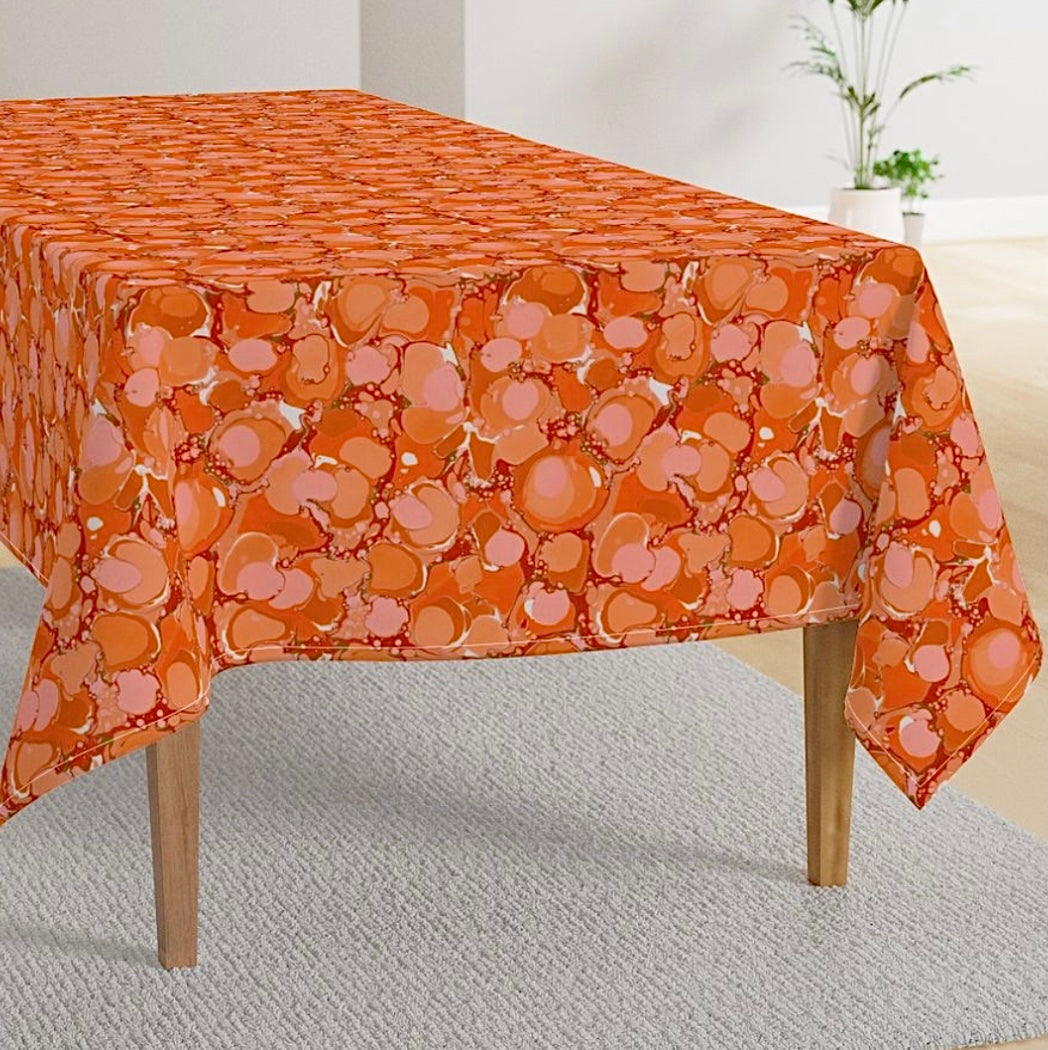 Citrus Slice Rectangular Tablecloth MADE TO ORDER