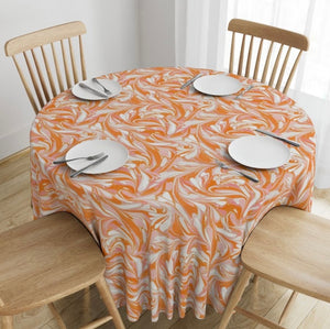 Apricot Round Tablecloth MADE TO ORDER