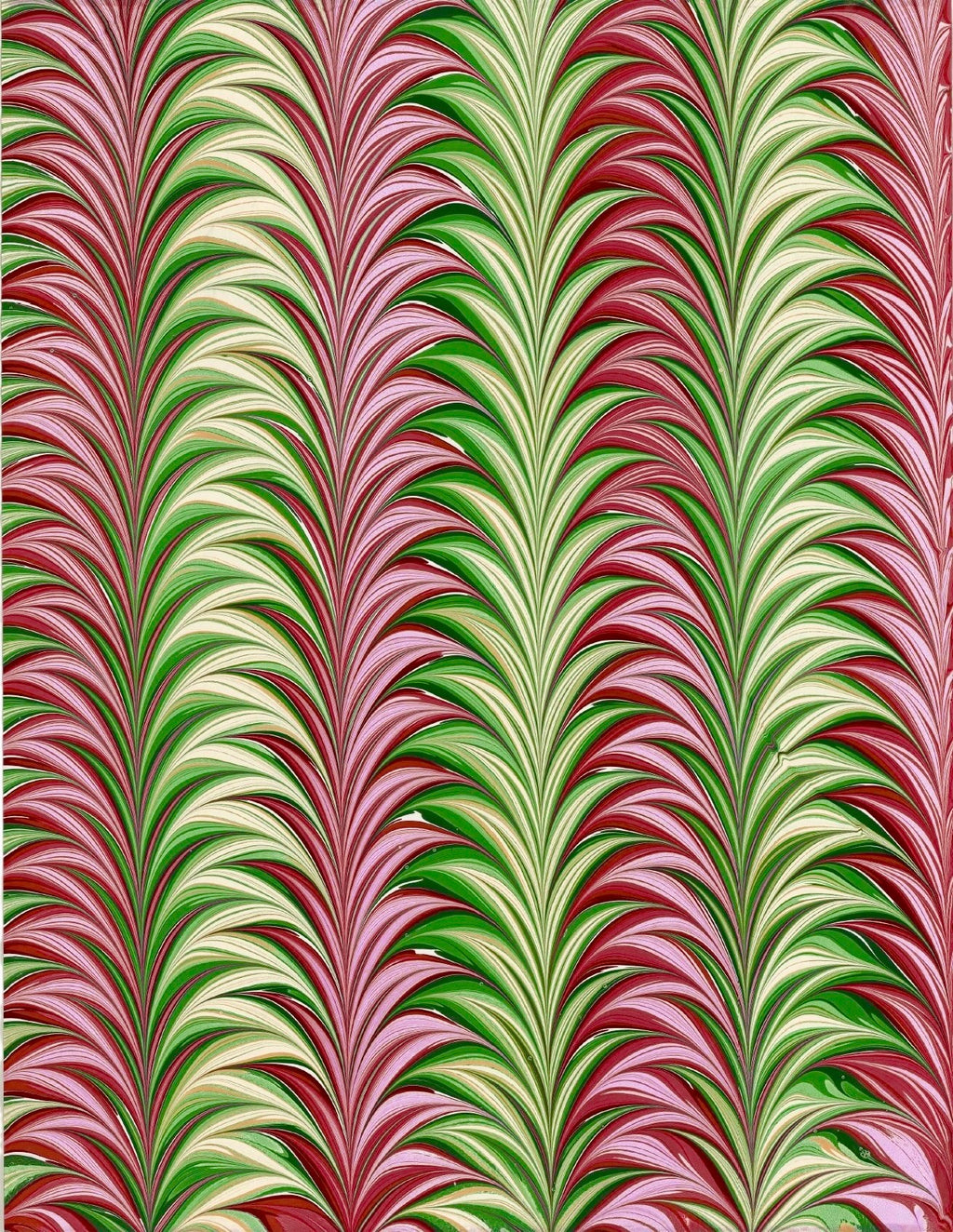Palm Frond in Spanish Crimson