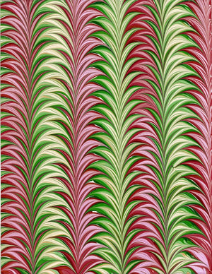 Palm Frond in Spanish Crimson