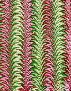 Palm Frond in Spanish Crimson