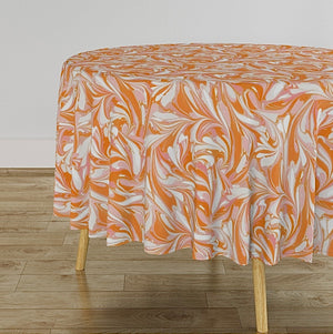 Apricot Round Tablecloth MADE TO ORDER