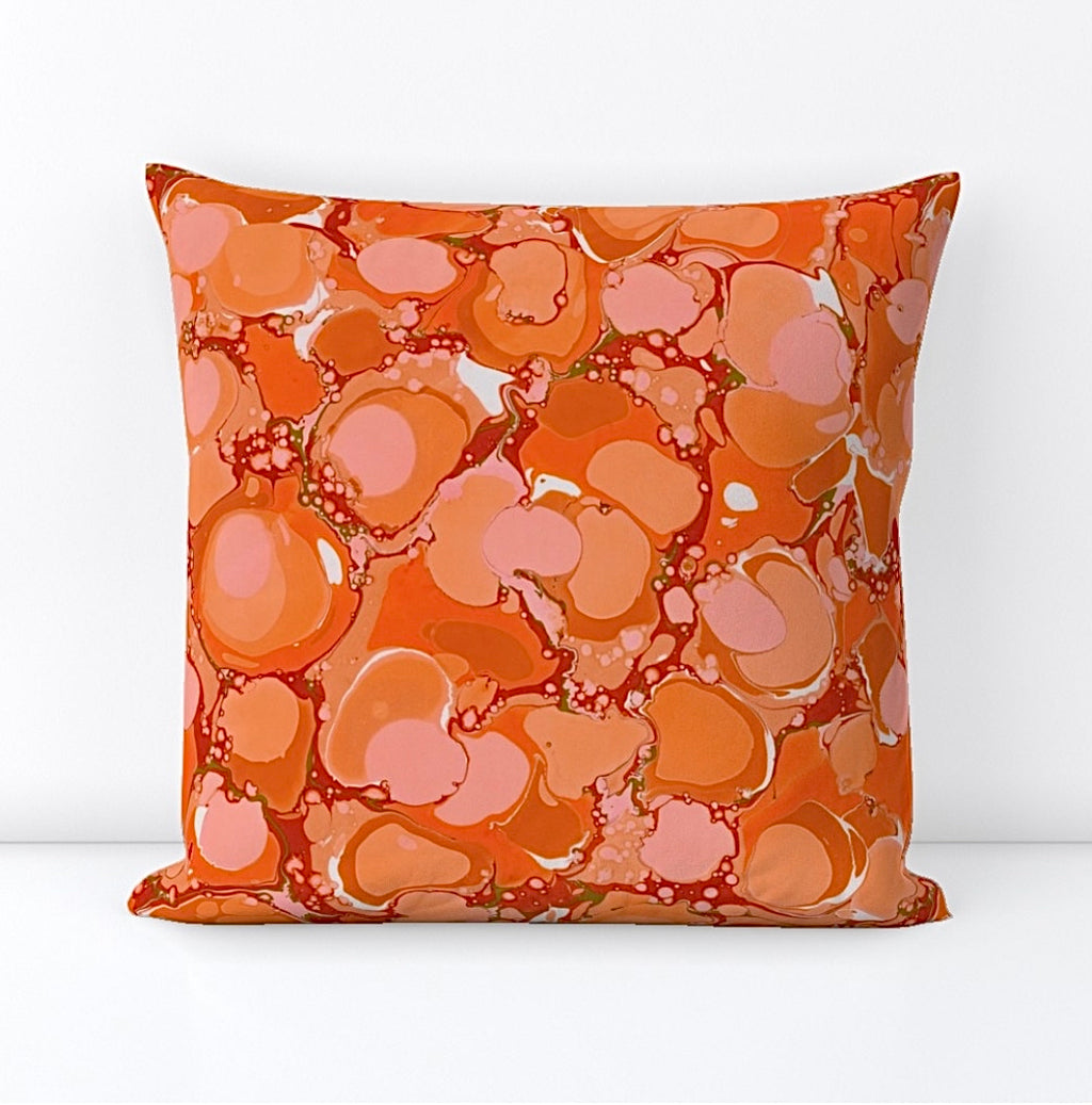 Citrus Slice Square Throw Pillow Cover MADE TO ORDER