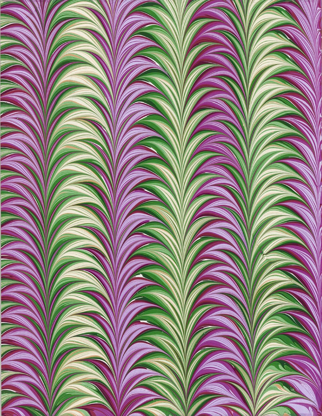 Palm Frond in Iris
