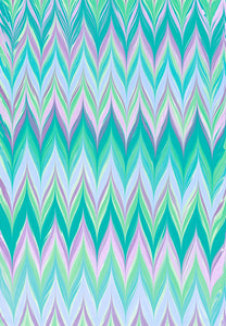 Maya Blue Chevron