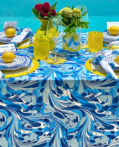 Sapphire Rectangular Tablecloth MADE TO ORDER