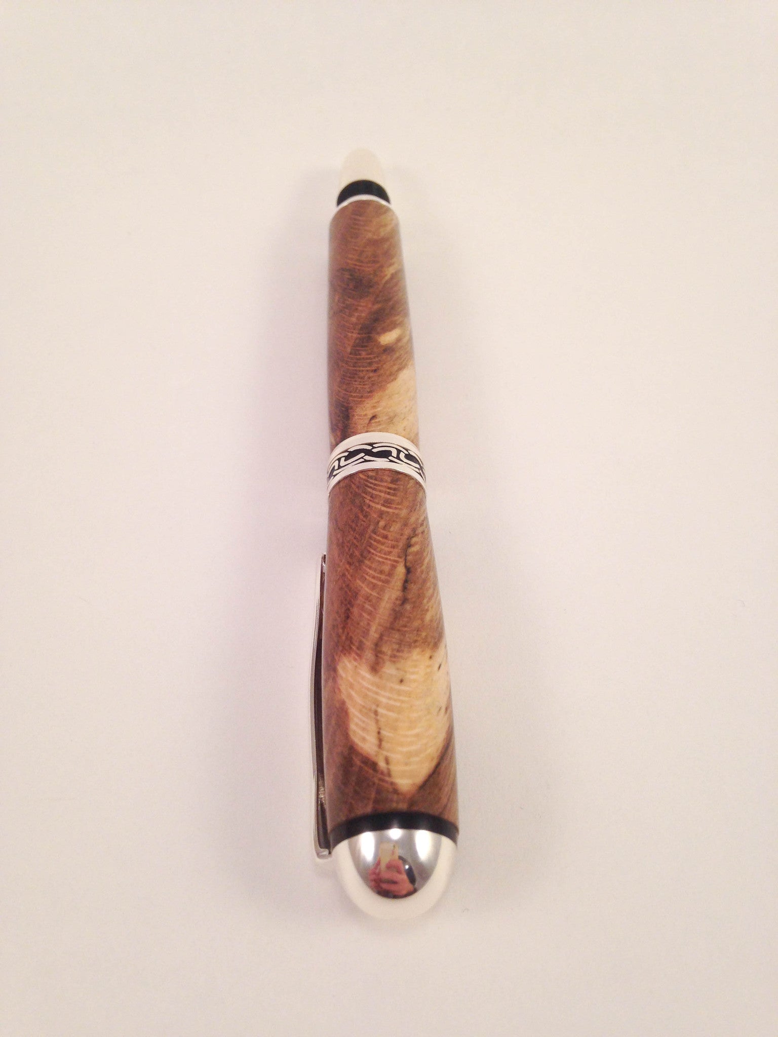 Pen (Black Line Spalted Sycamore) 0035 - No One Alike