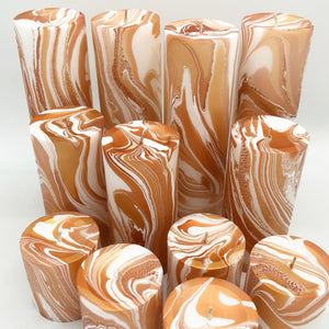 Copper Marbled Pillar