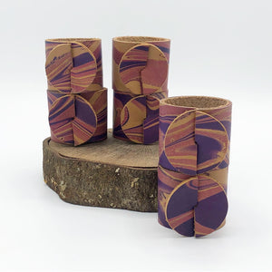 Violet Napkin Ring Set - No One Alike