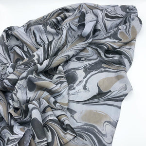Silver Dove Large Silk Wrap - No One Alike