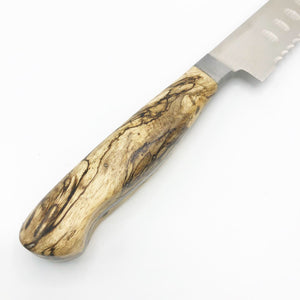 Spalted Maple Bread Knife - No One Alike
