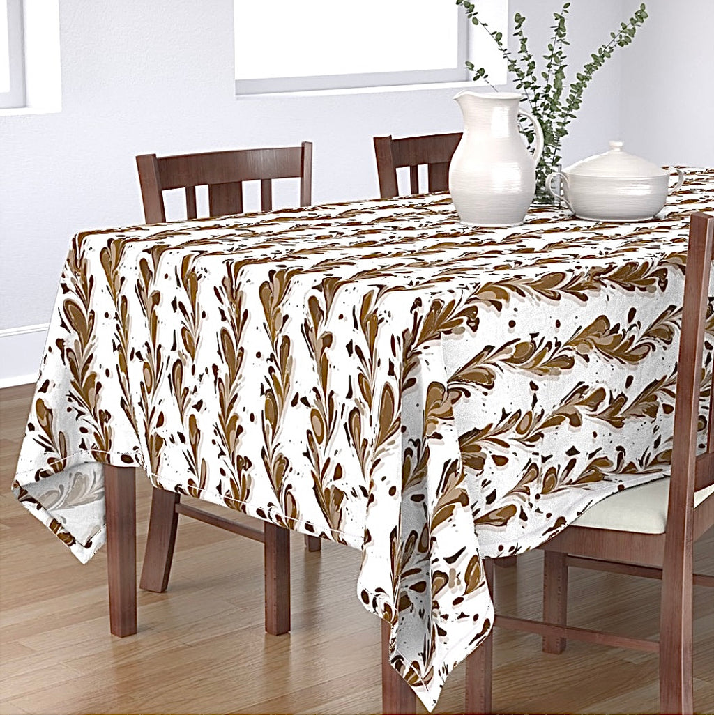 Woodland Chestnut Rectangular Tablecloth MADE TO ORDER