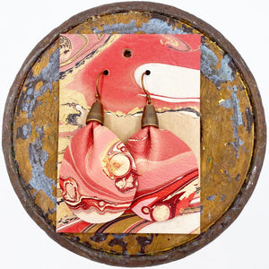Cherry Blossom Gathered Earrings - No One Alike
