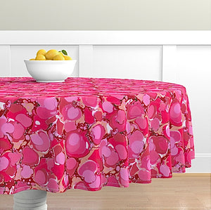 Hibiscus Round Tablecloth MADE TO ORDER