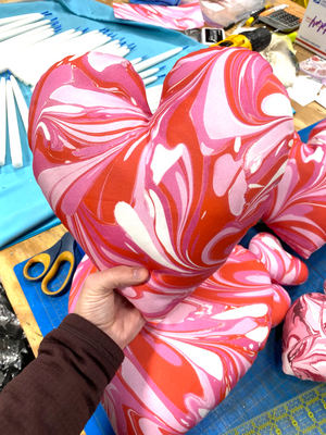 Candy Shop Heart Pillow