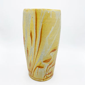 Tall Golden Prairie Vase - No One Alike