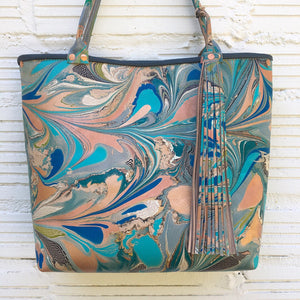 Cerulean Blue Small Tote - No One Alike