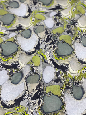 Silver Moss Fabric by the Yard