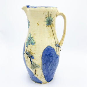 Sapphire Salt Fired Tall Pitcher - No One Alike