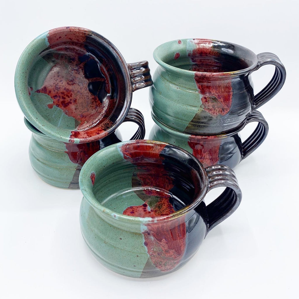 Mountain Sunset Soup Mug - No One Alike