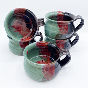 Mountain Sunset Soup Mug - No One Alike