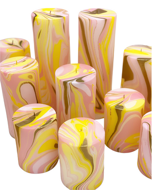 Sunstruck Pillar Candle Set