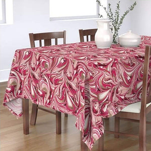 Cranberry Blush Rectangular Tablecloth