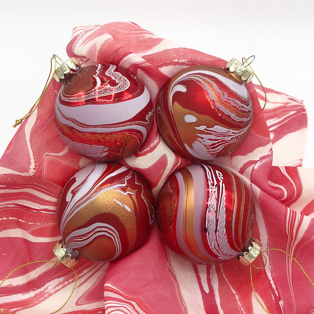 Peppermint Small Ornament Set - No One Alike