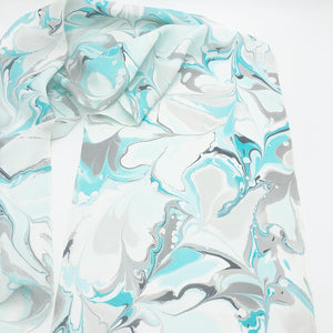 Pale Turquoise Small Scarf - No One Alike