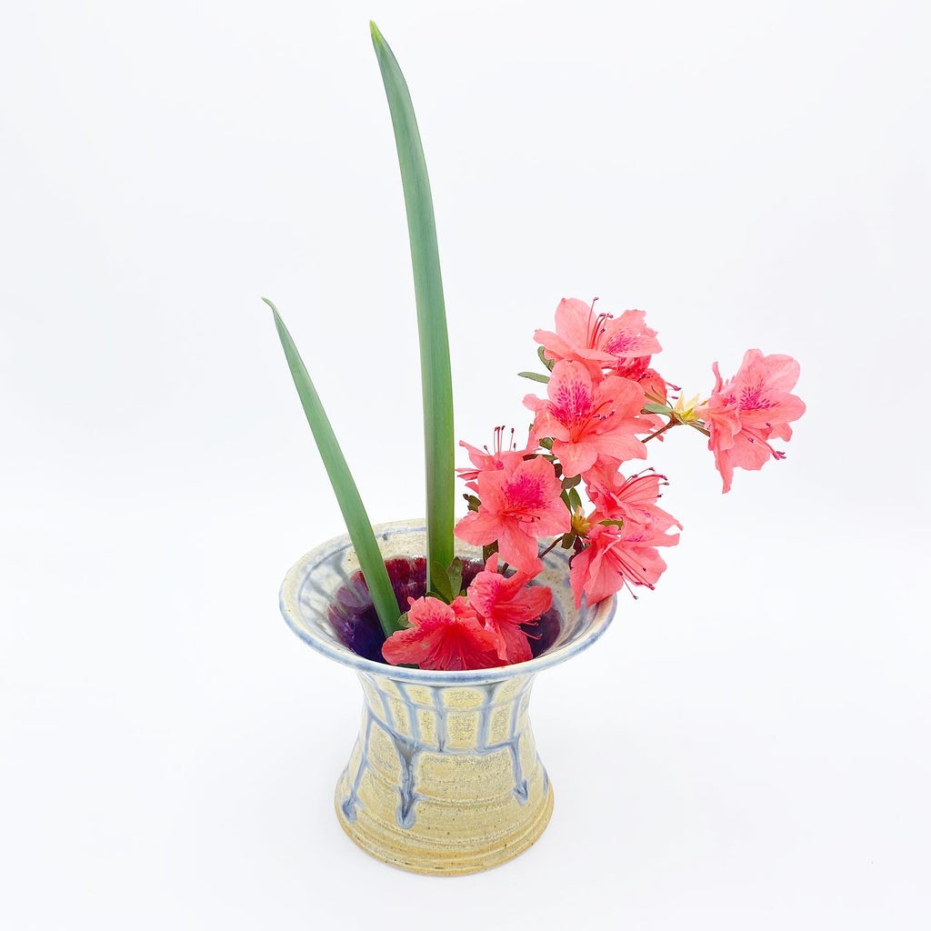 Flared Smokey Mountain Red Ikebana - No One Alike
