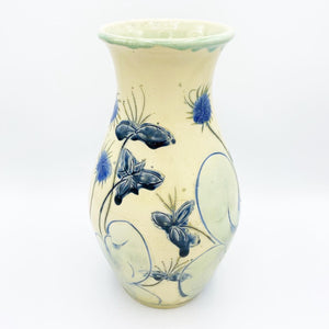 Salt Fired Vase Pearl - No One Alike