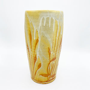 Tall Golden Prairie Vase - No One Alike
