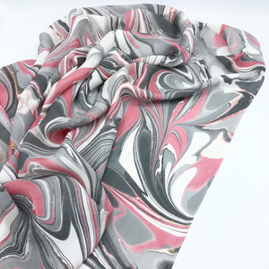 Platinum Rouge Large Silk Wrap - No One Alike