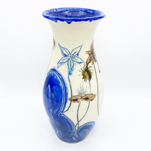 Salt Fired Vase Blueberry - No One Alike