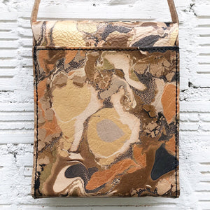 Golden Crackle Small Messenger - No One Alike