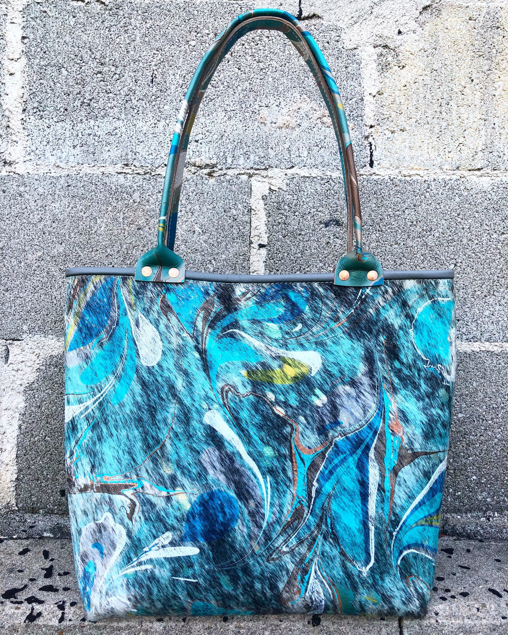 Blue Hair Small Tote - No One Alike