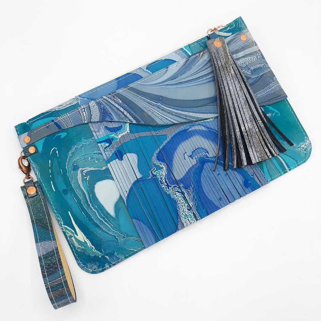 Prussian Flounce Wristlet - No One Alike