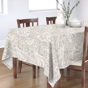 Safari Neutral Rectangular Tablecloth MADE TO ORDER
