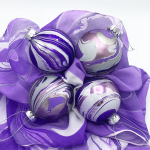 Violet Small Ornament Set - No One Alike