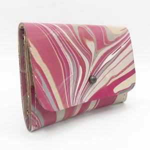 Pink & Gray Card Holder - No One Alike