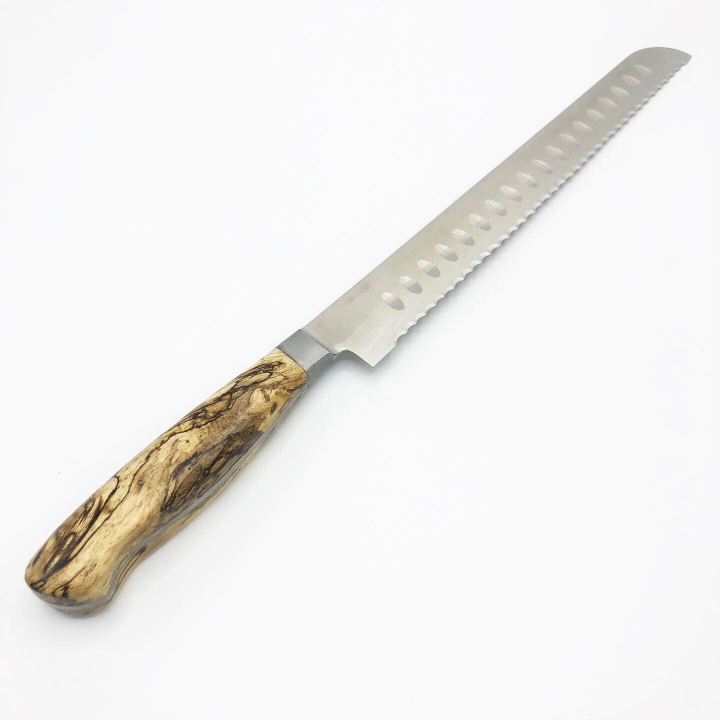 Spalted Maple Bread Knife - No One Alike