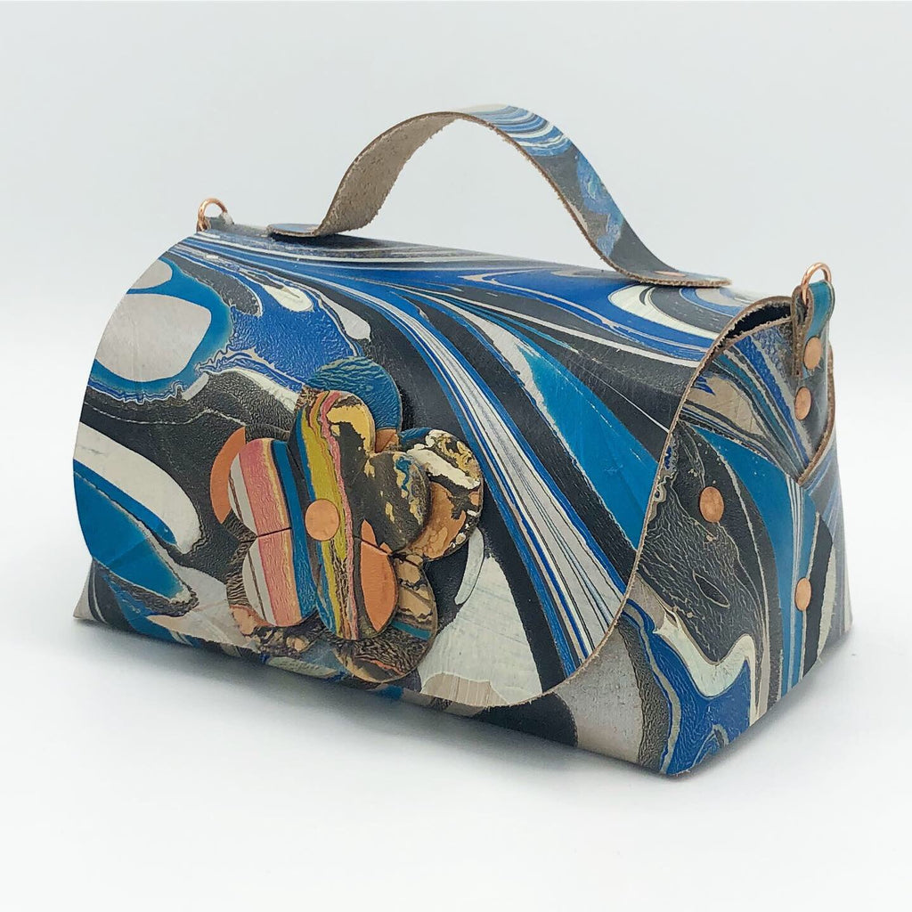 Galactic Blue Mini Satchel - No One Alike