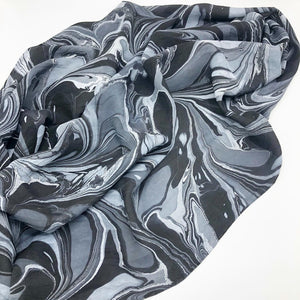 Obsidian Large Silk Wrap - No One Alike