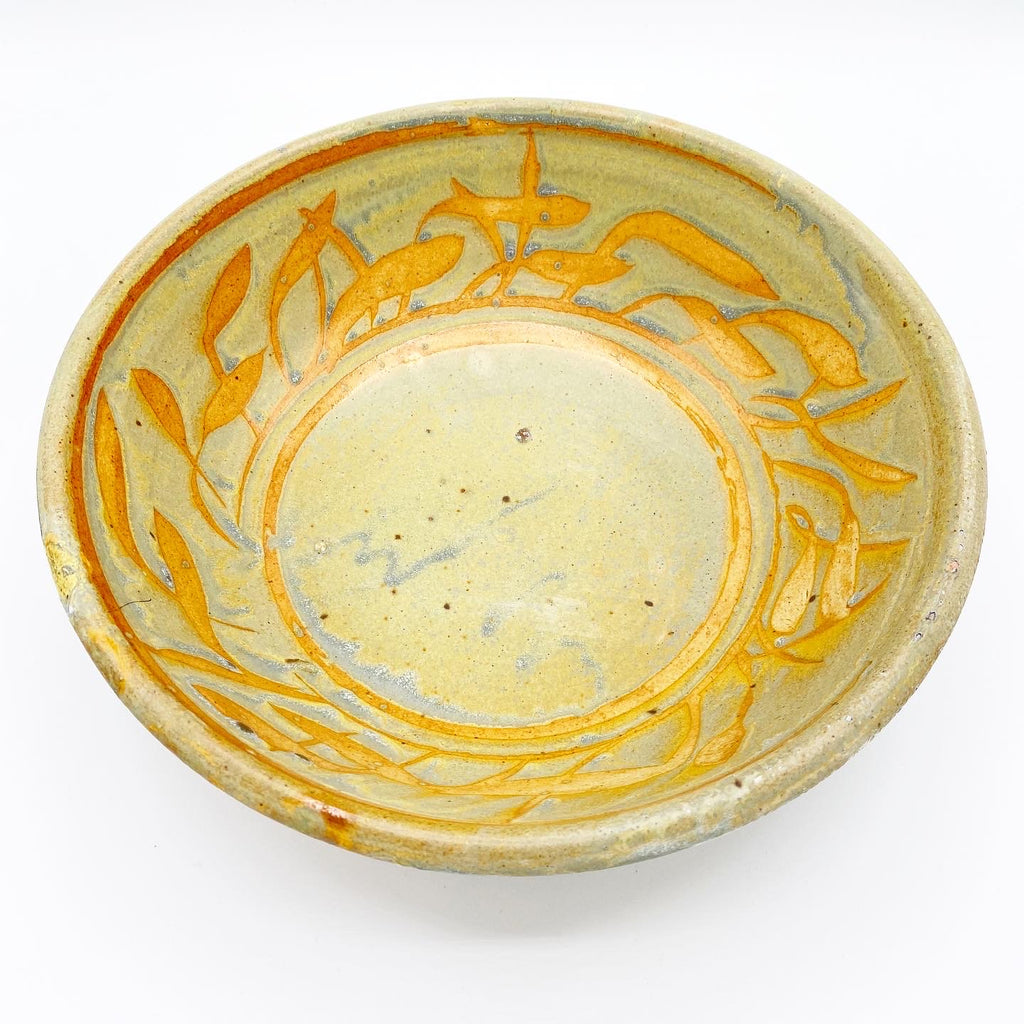Golden Prairie Serving Bowl Two - No One Alike