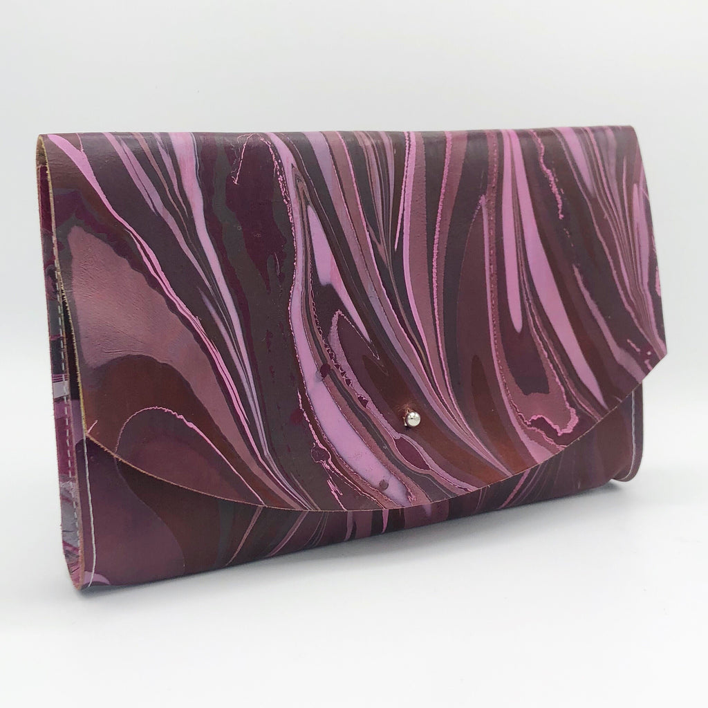 Berry Blush Tessa Curved Clutch - No One Alike