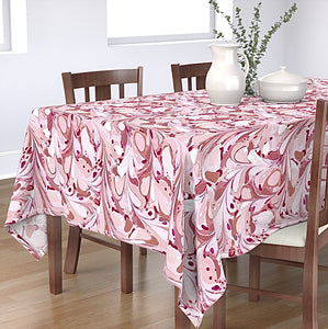 Terra Rosa Rectangular Tablecloth MADE TO ORDER
